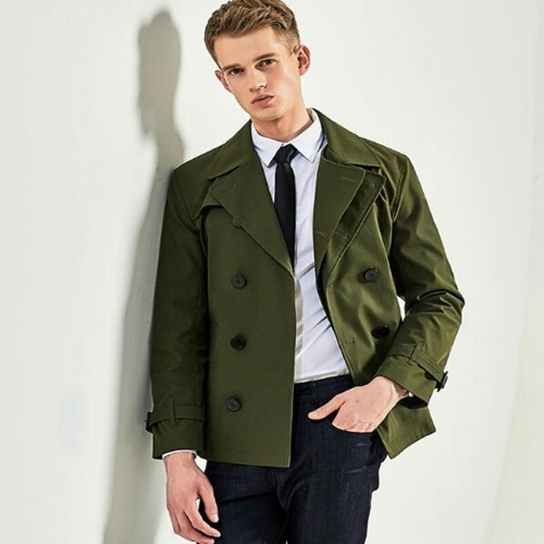 short trench jacket mens